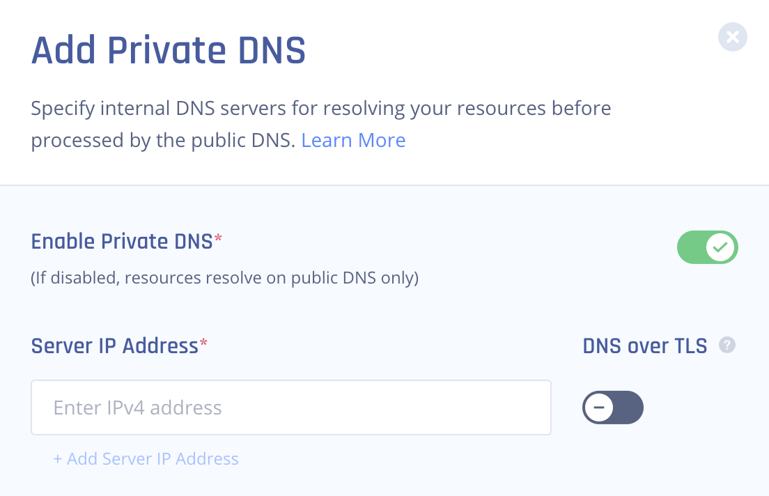 Private DNS - Secure DNS